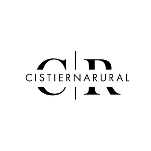 White Typography Initial CR Logo Cistierna Rural - Viviendas de Uso Turistico